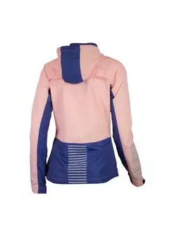 ROGELLI RUN DESIRE 840.865 - jachetă de vânt pentru alergare ușoară pentru femei, roz-coral