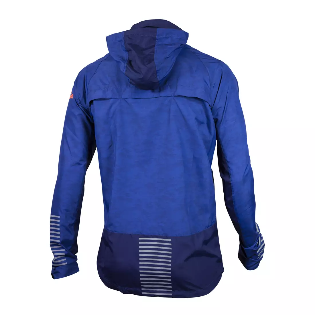 ROGELLI RUN STRUCTURE 830.840 - jachetă de vânt pentru alergare ușoară pentru bărbați, albastru și portocaliu