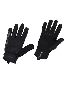 ROGELLI STORM mănuși de ciclism de iarnă pentru femei, softshell, negre