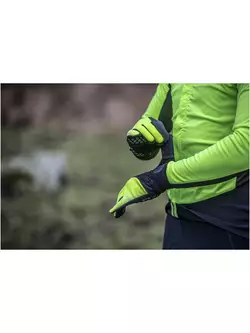 ROGELLI STORM mănuși de ciclism de iarnă, softshell, red