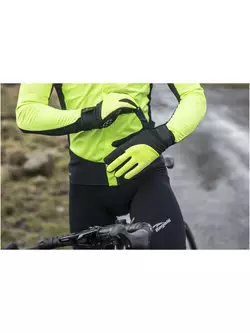 ROGELLI STORM mănuși pentru ciclism de iarnă, softshell, fluor