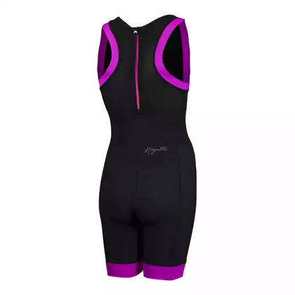 ROGELLI TAUPO 030.008 costum de triatlon pentru femei, negru și roz