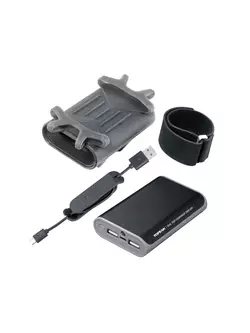 SUPORT BATERIE TOPEAK SMARTPHONE CU POWERPACK 7800 mAh, (baterie cu suport pentru telefon 2 x USB) T-TSPH-1