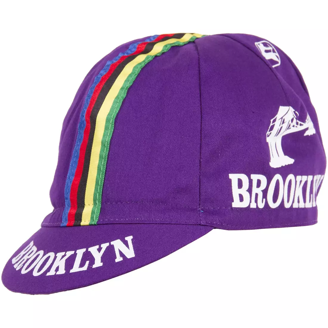 Şapcă de ciclism GIORDANA SS18 - Brooklyn - Mov cu bandă Stripe GI-S6-COCA-BROK-PURP mărime unică