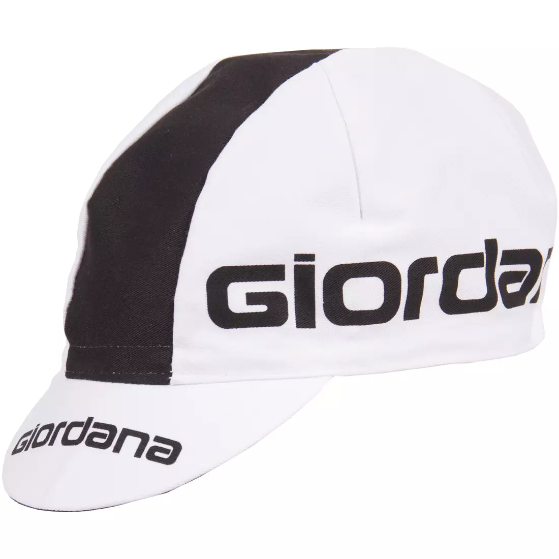 Şapcă de ciclism GIORDANA SS18 - Logo Giordana - Alb/Negru GI-S5-COCA-GIOR-WTBK mărime unică