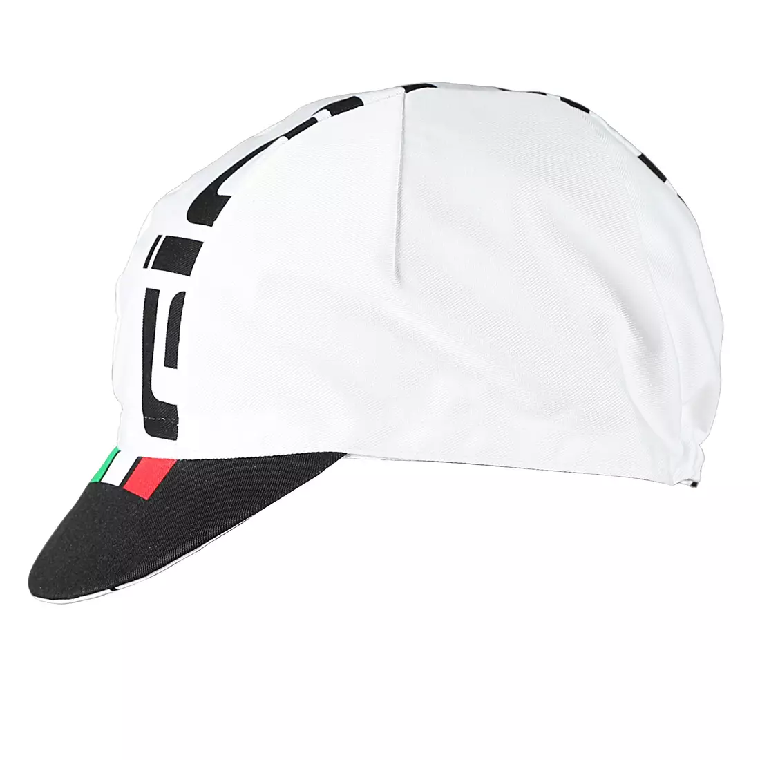 Șapcă de ciclism GIORDANA SS18 - Logo Giordana - Alb/Negru/Italia GICS18-COCA-GIOR-WTBK mărime unica