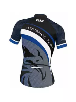 Set de ciclism FDX 1060: tricou de ciclism + pantaloni scurți cu inserție, albastru