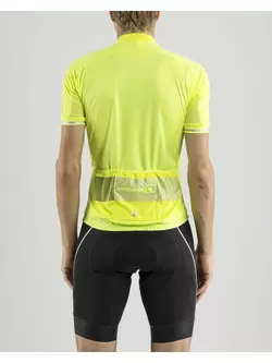 Tricou de ciclism pentru bărbați CRAFT Verve Glow, galben fluor, 1904995-2809