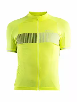 Tricou de ciclism pentru bărbați CRAFT Verve Glow, galben fluor, 1904995-2809