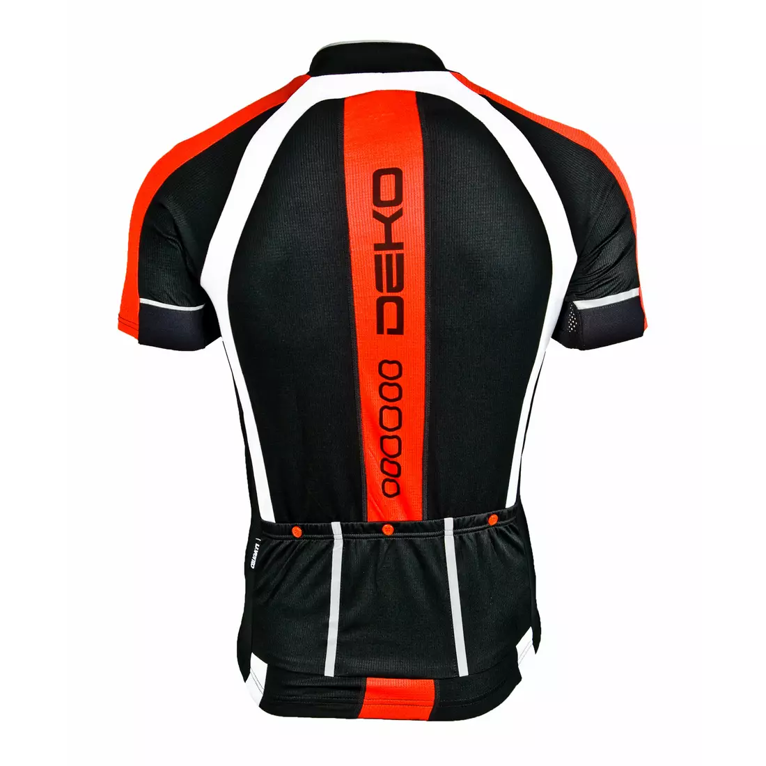 Tricou de ciclism pentru bărbați DEKO AIR X2, negru-roșu