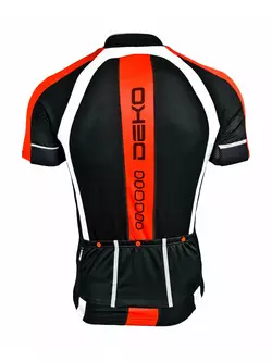 Tricou de ciclism pentru bărbați DEKO AIR X2, negru-roșu