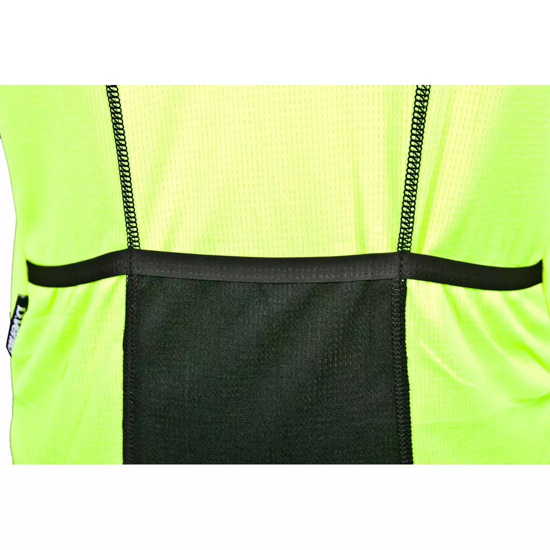 Tricou de ciclism pentru bărbați DEKO FORZA, negru fluoro