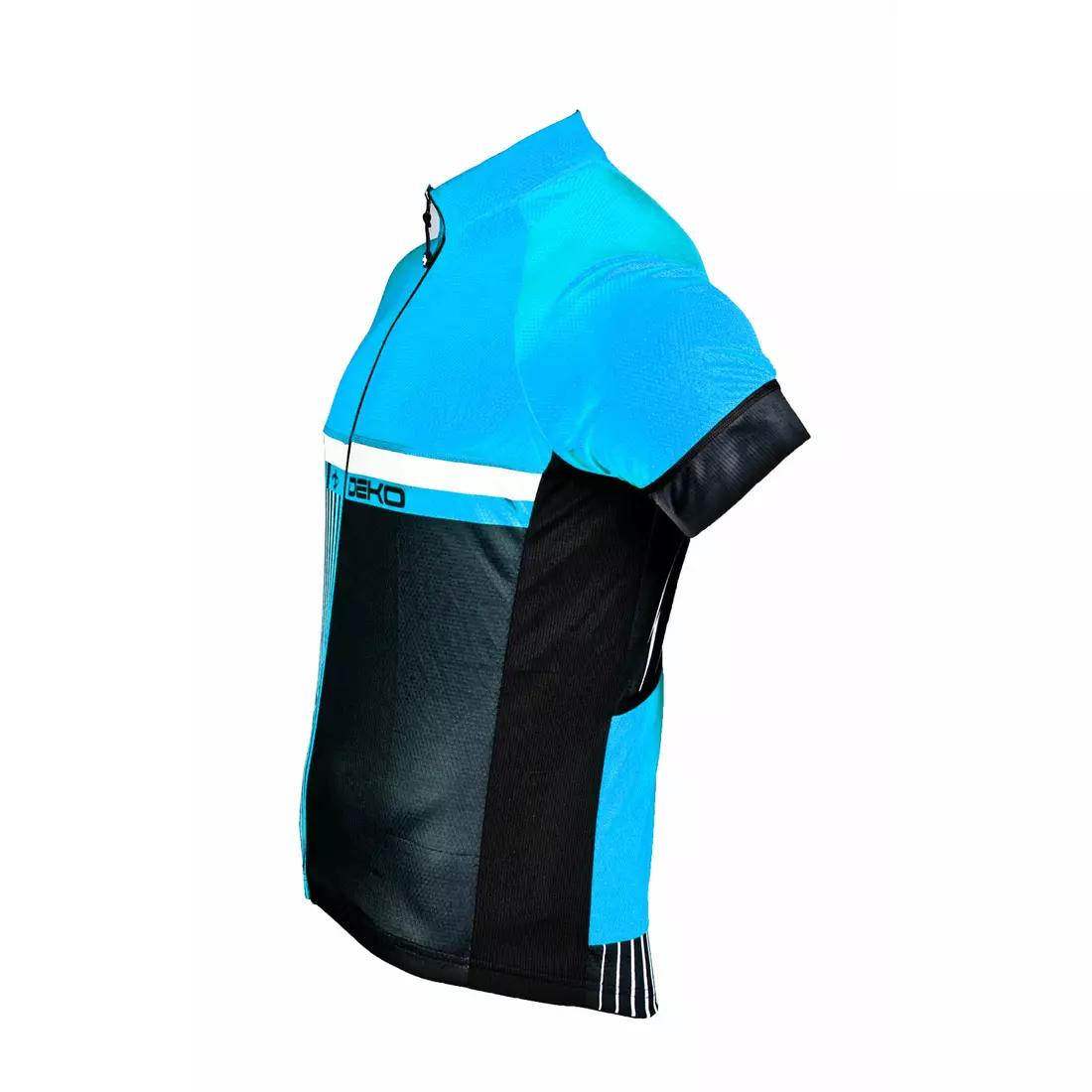 Tricou de ciclism pentru bărbați DEKO STYLE, negru-albastru