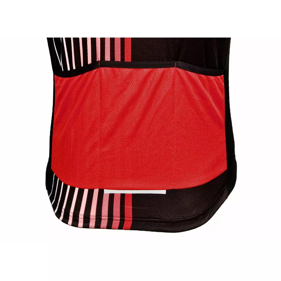 Tricou de ciclism pentru bărbați DEKO STYLE, negru-roșu