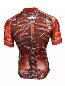 Tricou de ciclism pentru bărbați MikeSPORT DESIGN CHEST FIRE