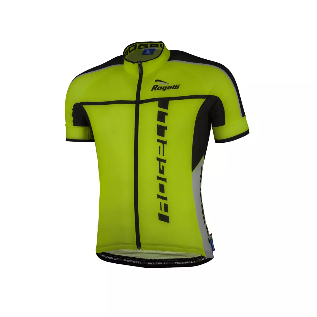 Tricou pentru ciclism bărbați ROGELLI UMBRIA 2.0 negru fluoro