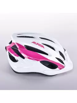 ALPINA Cască de bicicletă MTB17, albă și roz
