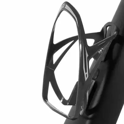 BLACKBURN SLICK cușcă pentru sticlă de apă pentru bicicletă 23g / material alb lucios