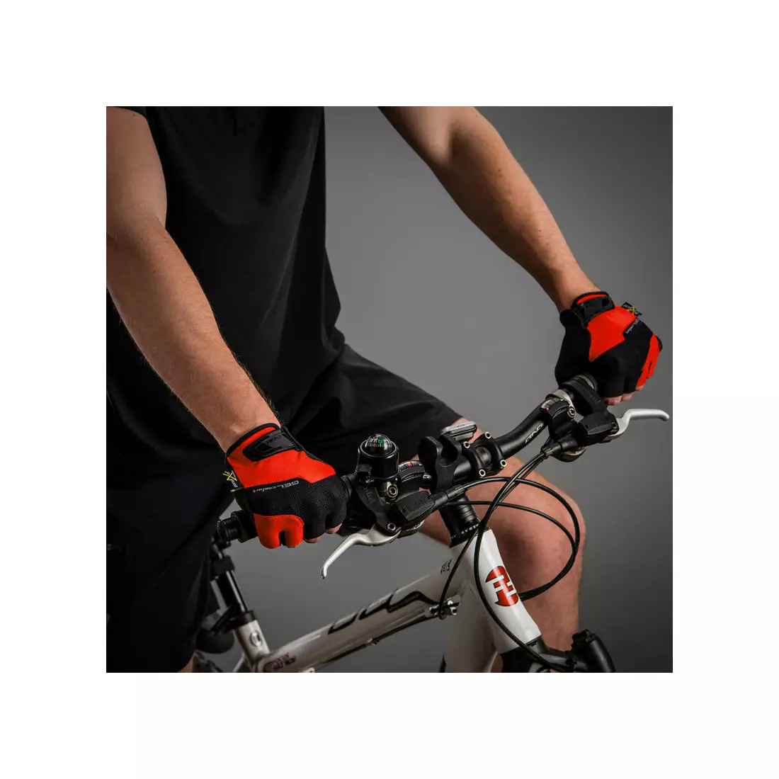 CHIBA GEL COMFORT mănuși de ciclism, orange, 3040518
