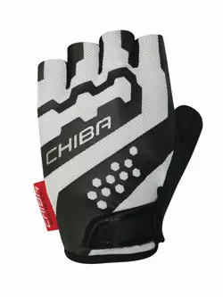 CHIBA PROFESSIONAL II mănuși de ciclism alb negru 3040719