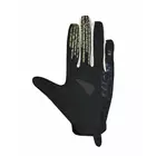 CHIBA TITAN mănuși de ciclism lungi de vară cu deget, negru alb 30786