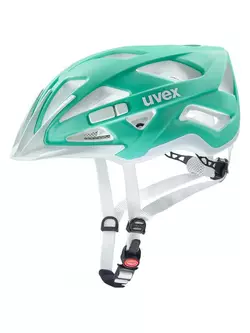 Cască de bicicletă UVEX Active CC, mentă și alb mat
