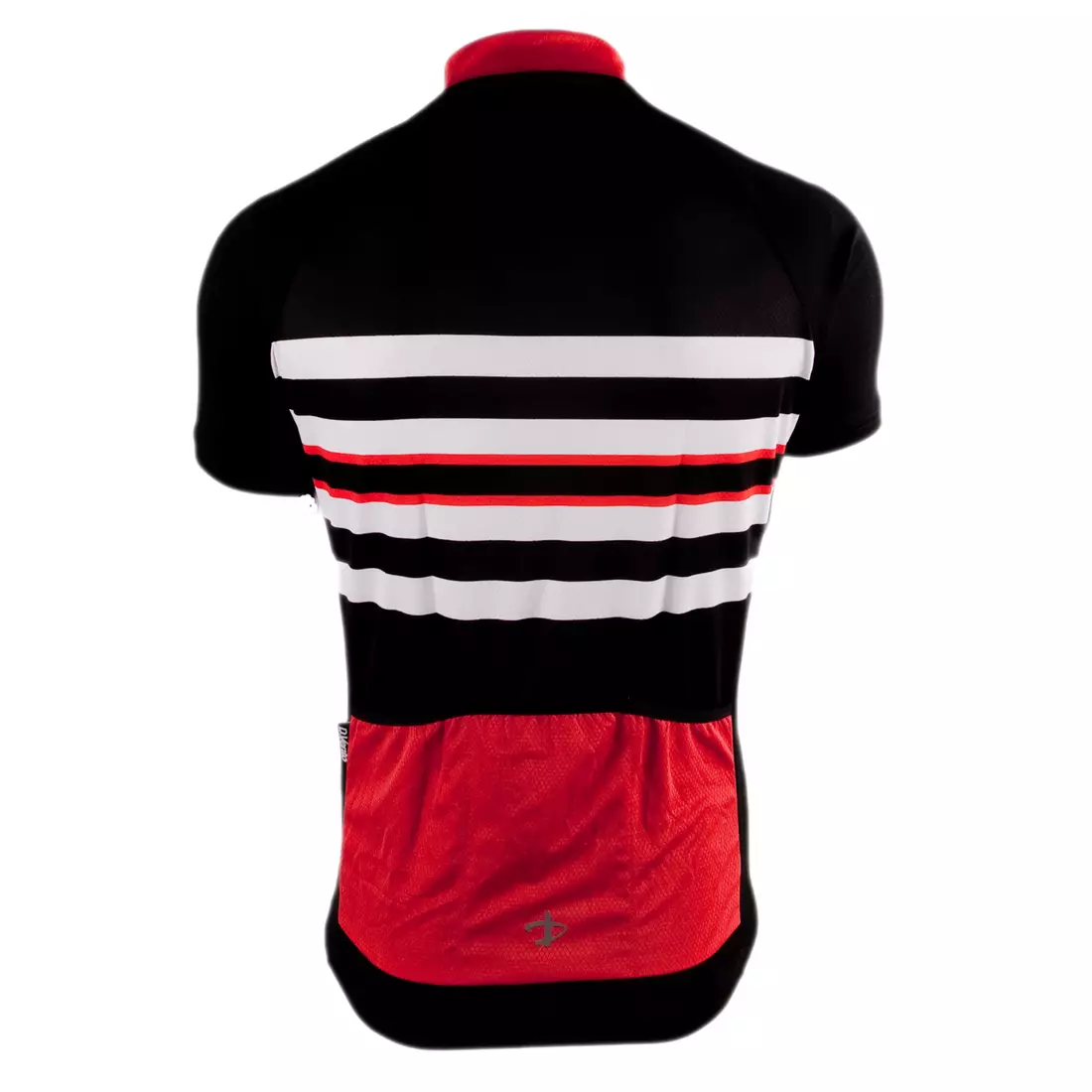 DEKO DK-1018-003 Tricou de ciclism negru și roșu