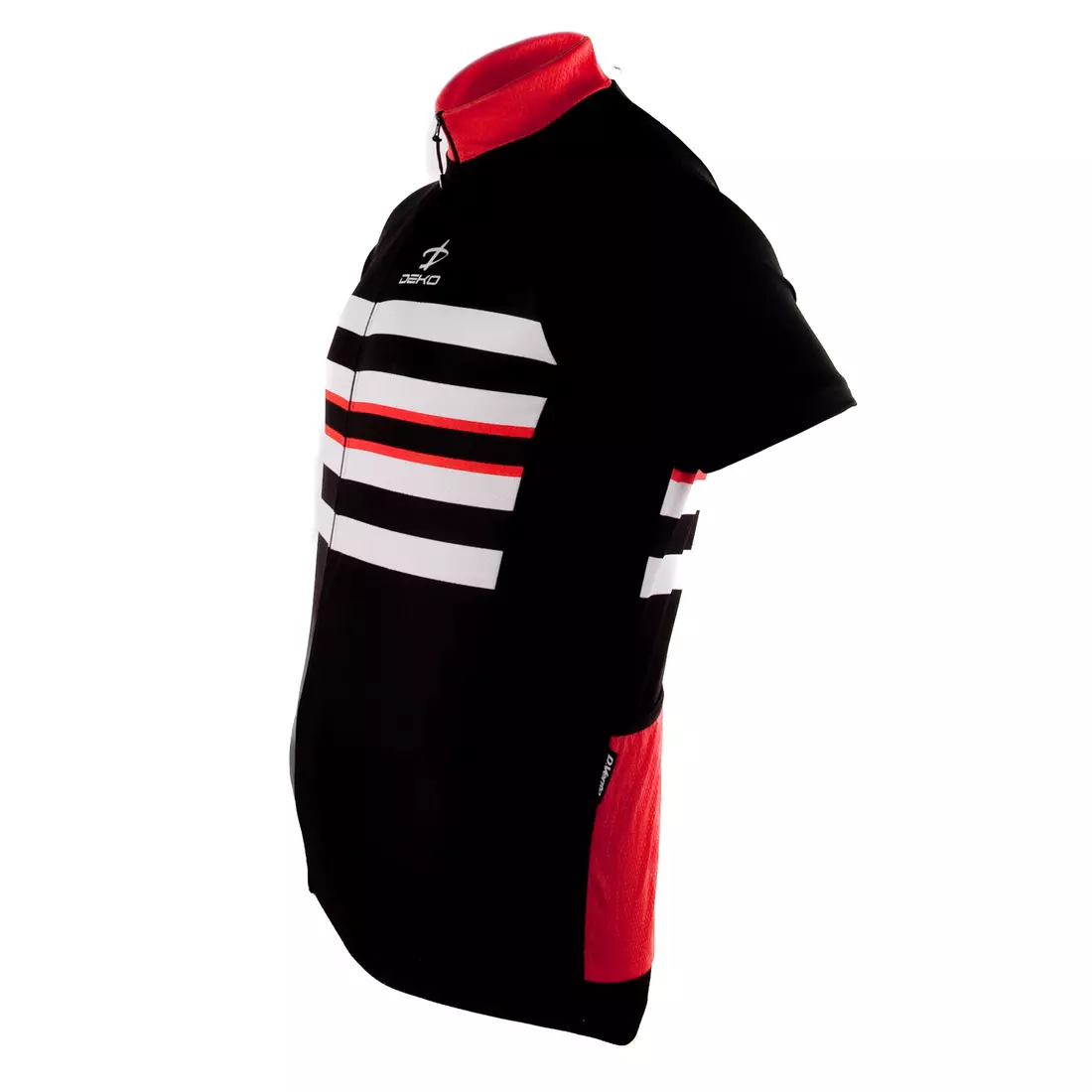 DEKO DK-1018-003 Tricou de ciclism negru și roșu