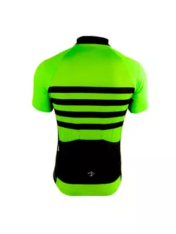 DEKO DK-1018-003 Tricou pentru ciclism verde și negru
