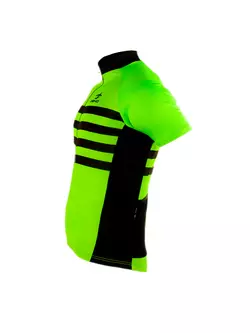 DEKO DK-1018-003 Tricou pentru ciclism verde și negru