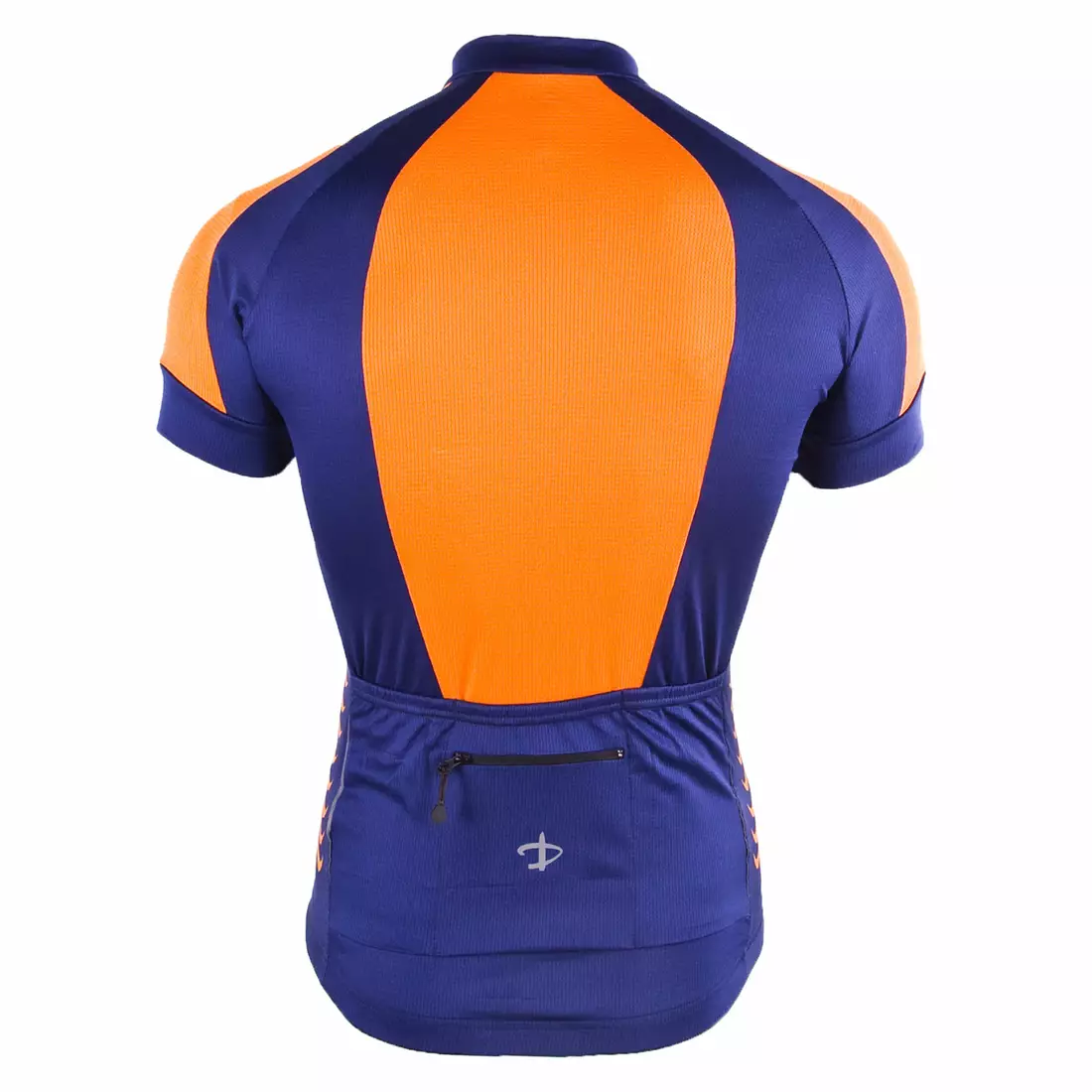 DEKO WHITE Tricou de ciclism bleumarin și portocaliu