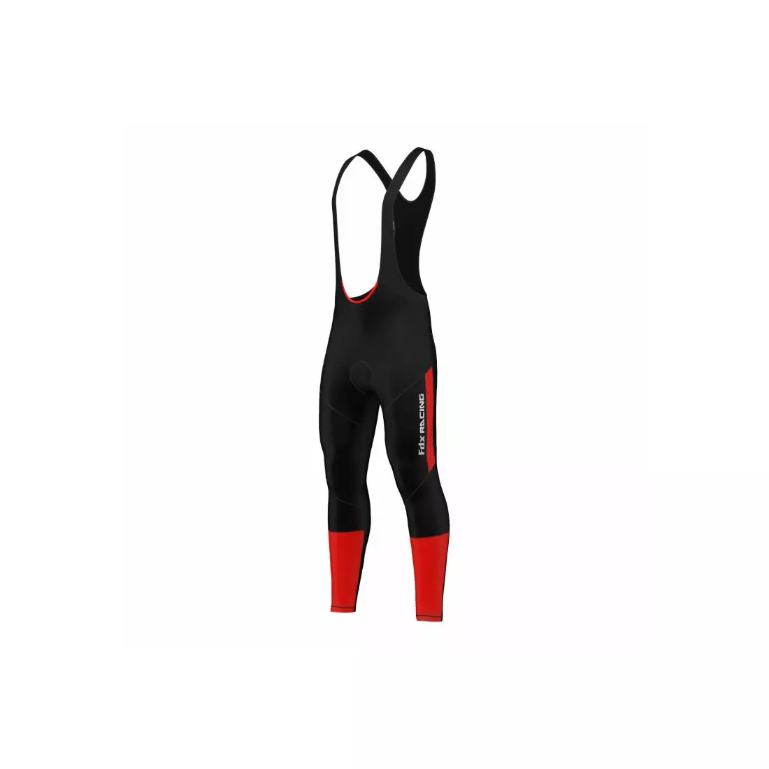 FDX 1220 pantaloni de ciclism cu izolație, negru și roșu