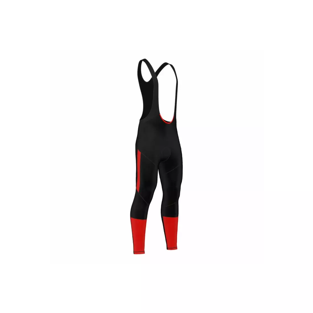 FDX 1220 pantaloni de ciclism cu izolație, negru și roșu