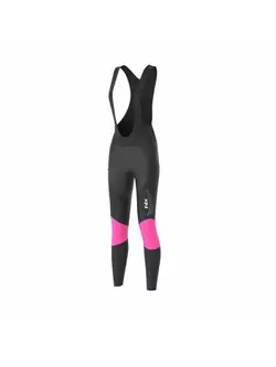 FDX 1460 pantaloni de ciclism pentru femei, negri și roz