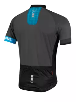 FORCE SQUARE tricou de ciclism pentru bărbați, albastru-gri 90012872