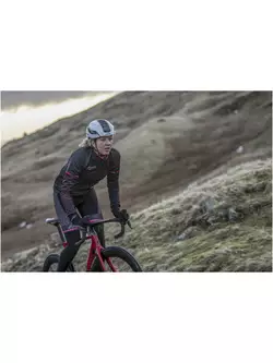 Geaca de ciclism dama ROGELLI BELLA, usor izolata, negru-gri-roz