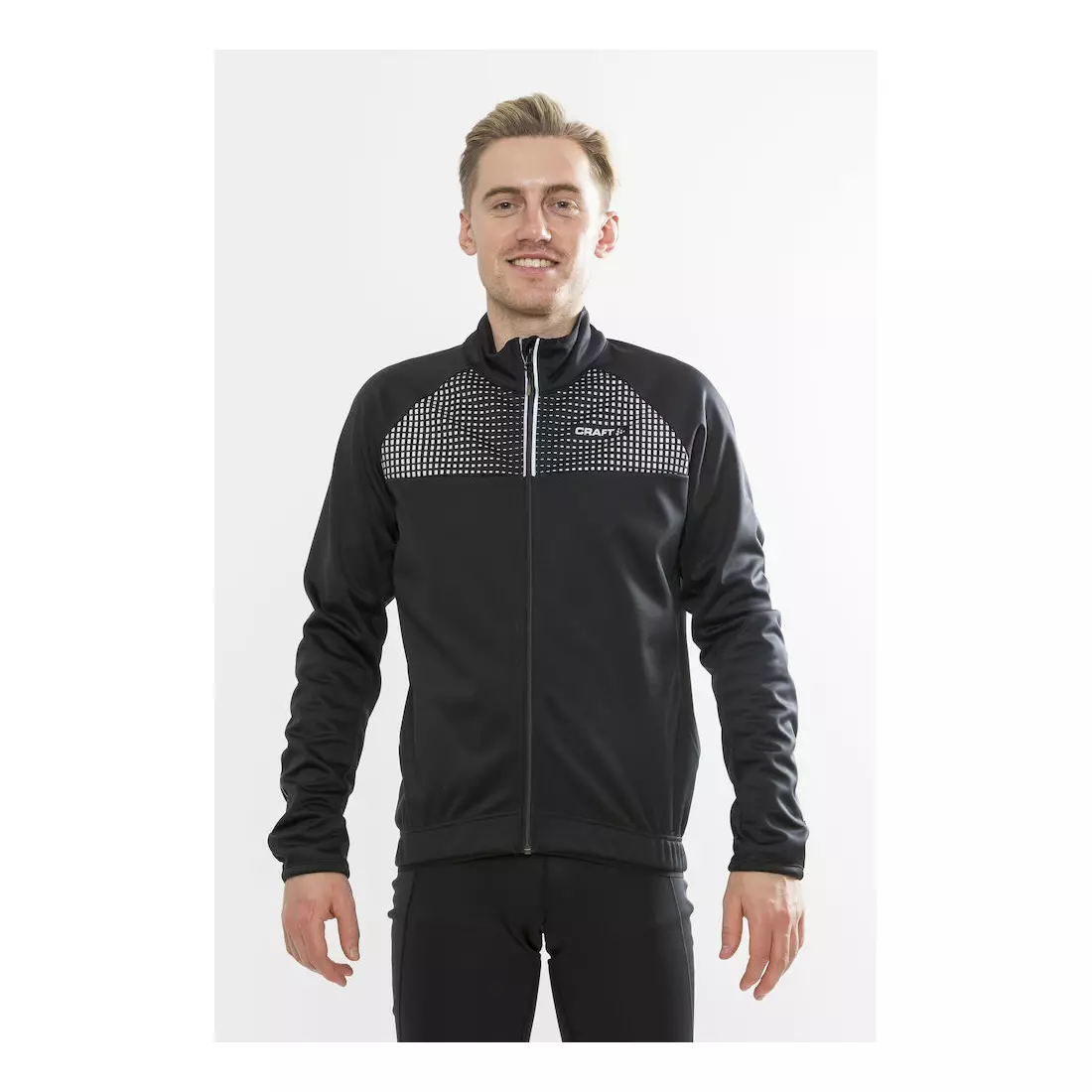 Jachetă de iarnă pentru ciclism CRAFT RIME, neagră 1905452-999926