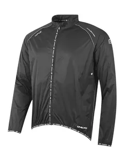Jachetă de vânt ultrauşoară FORCE ONE PRO SLIM pentru ciclism, neagră 89999