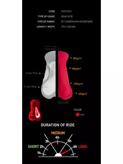KAYMAQ PRO 30001 - pantaloni scurți pentru bărbați, HP Carbon, culoare: Roșu