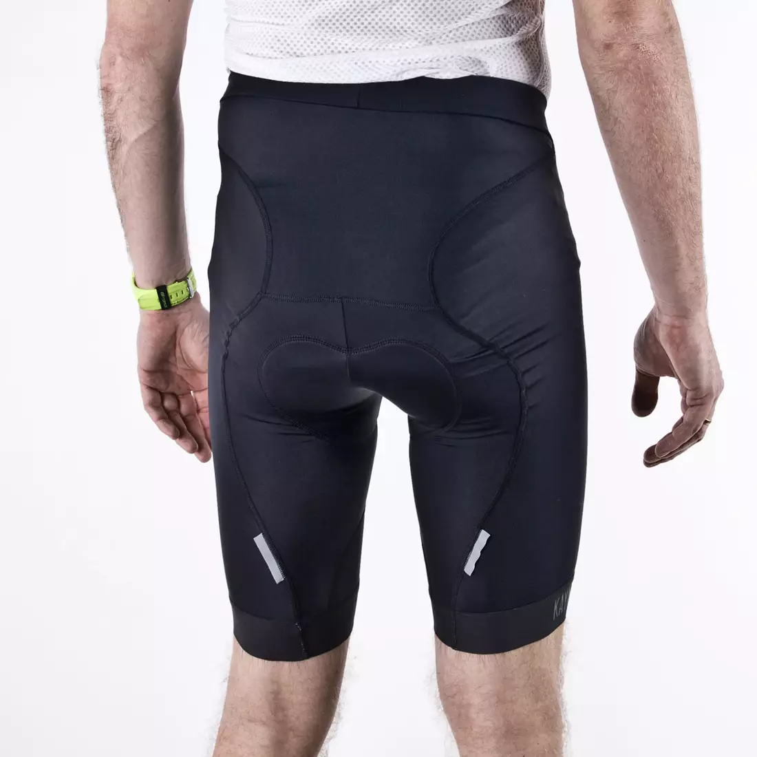 KAYMAQ PRO 30201 - pantaloni scurți de ciclism pentru bărbați, HP Carbon, culoare: negru