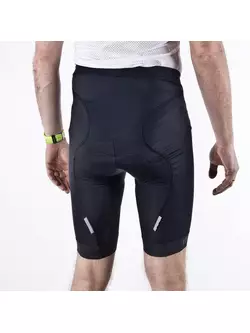 KAYMAQ PRO 30201 - pantaloni scurți de ciclism pentru bărbați, HP Carbon, culoare: negru