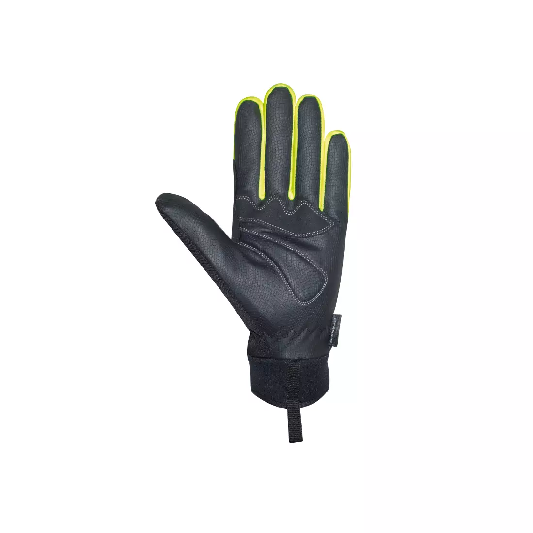 Mănuși de iarnă pentru ciclism CHIBA RAIN TOUCH, negru-fluor 3120018