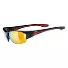 Ochelari de ciclism/sport Uvex Blaze III lentile interschimbabile negru-rosu 53/0/604/2316/UNI SS19