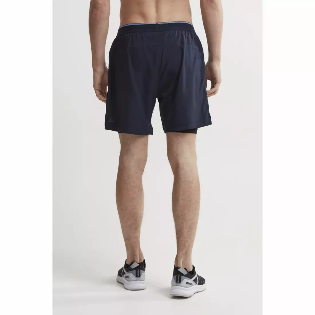 Pantaloni scurți de antrenament pentru bărbați CRAFT CHARGE 2in1 pentru alergare 1907037-396000