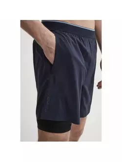 Pantaloni scurți de antrenament pentru bărbați CRAFT CHARGE 2in1 pentru alergare 1907037-396000