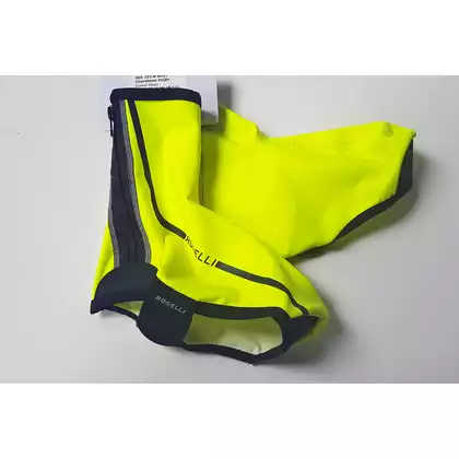ROGELLI 2sQin protecții impermeabile neizolate pentru pantofi de ciclism rutier / mtb fluor żółty