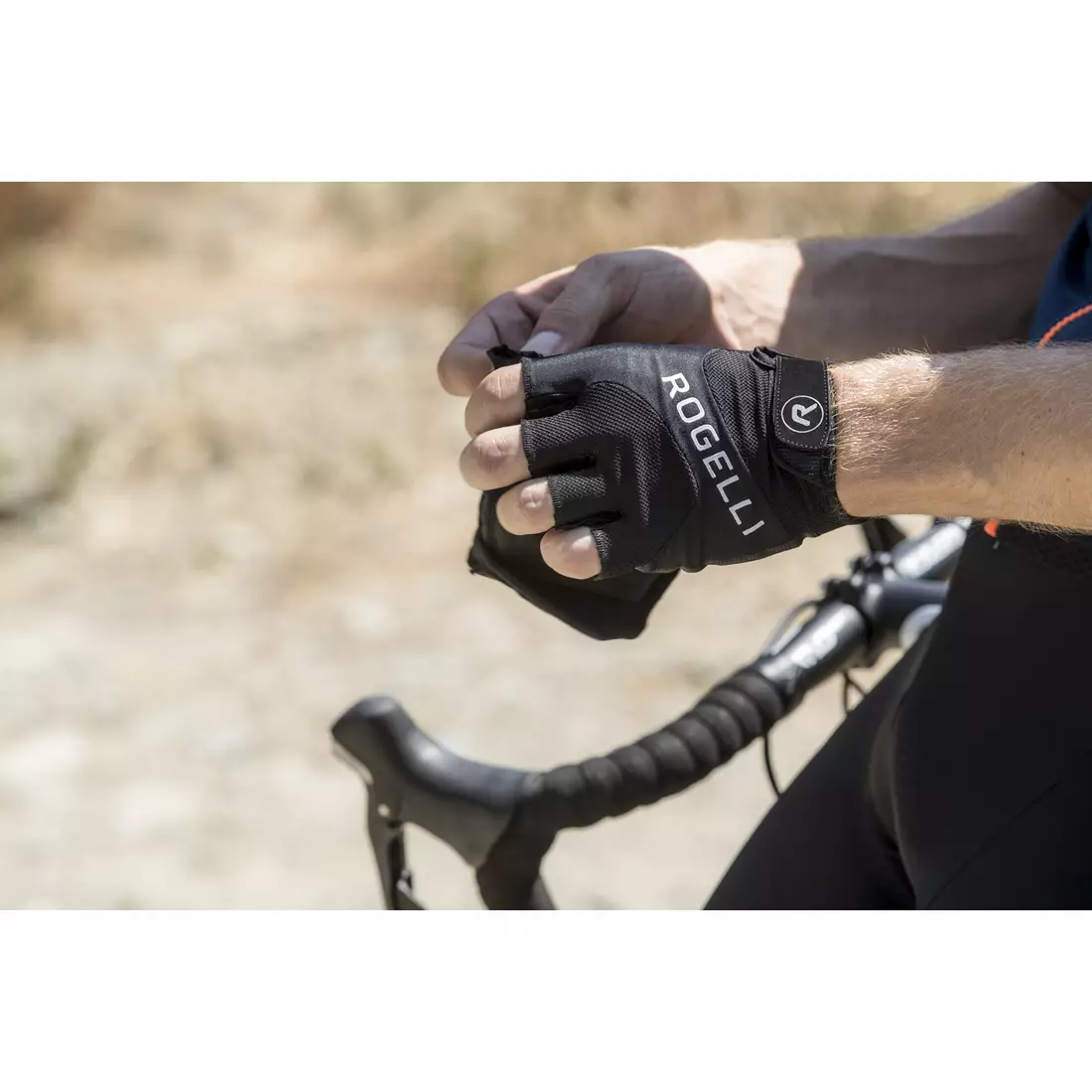 ROGELLI Arios mănuși de ciclism negre