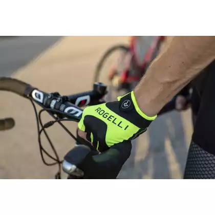 ROGELLI Arios Mănuși de ciclism fluor, galbene