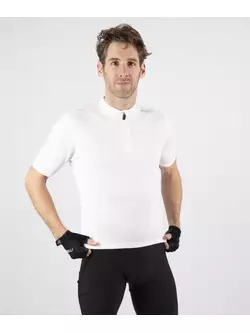 ROGELLI BASE tricou de bărbați pentru ciclism, alb