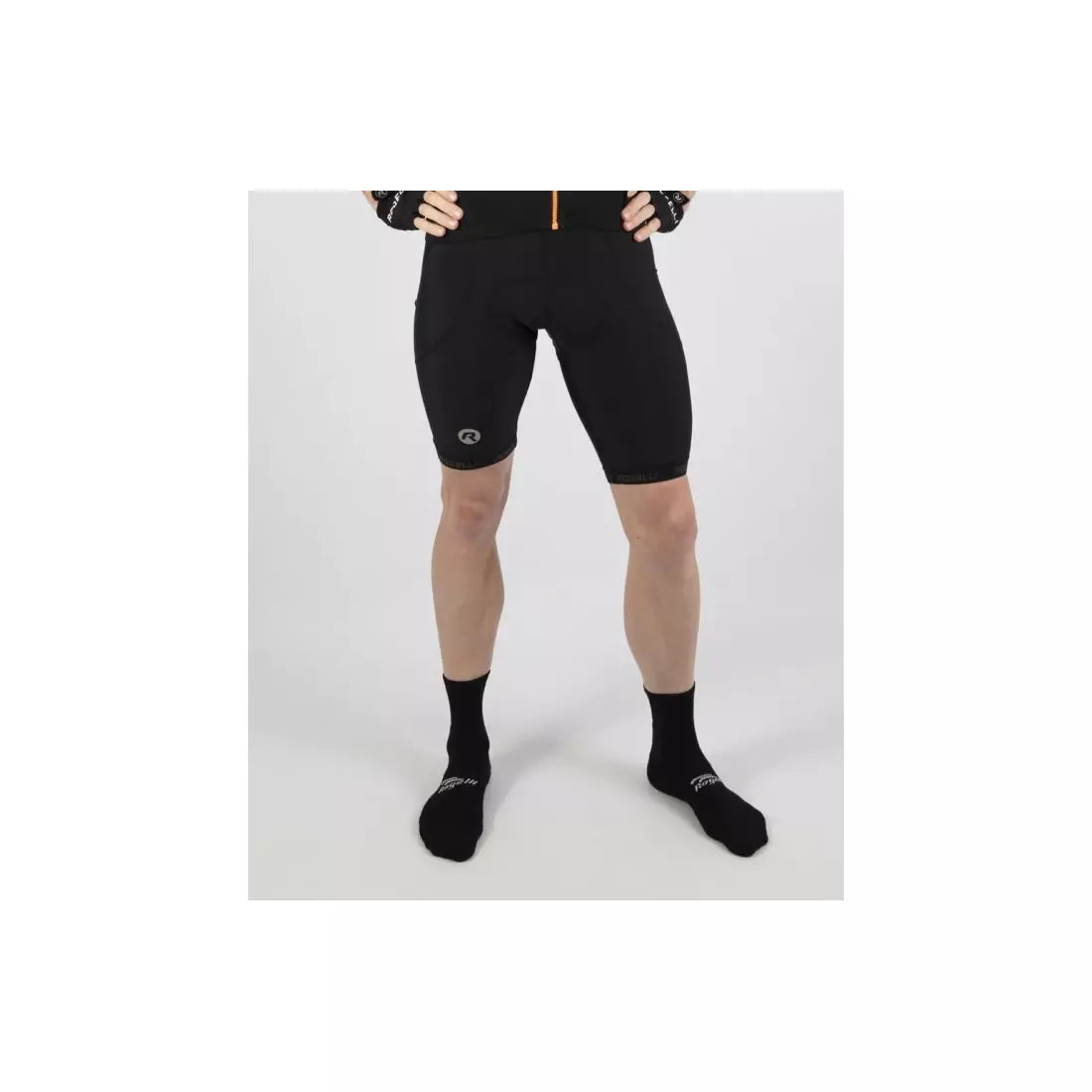 ROGELLI Basic De Lux EVO pantaloni scurți de bicicletă fără bretele negru 002.600